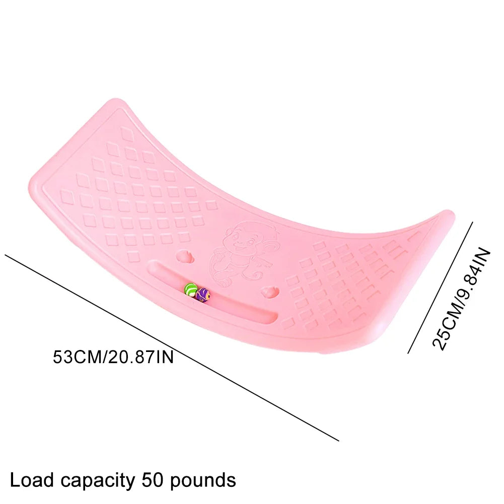 Children Twisting Balance Boards Seesaw Balancing Toy Balance Rocker Board Non Slip Curved Wave Board Stretching Boards For Kid