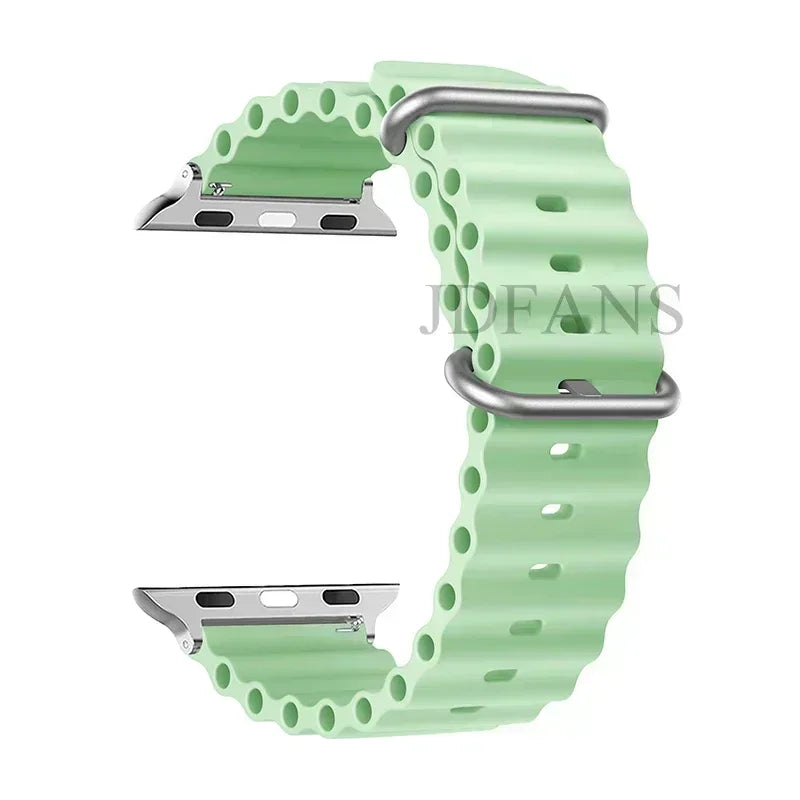 Straps for Apple Watch Band 44mm 40mm 45mm 49mm 41mm 42mm 38mm 46mm ocean bracelet correa iWatch series 7 6 3 se 8 Ultra 2 9 10