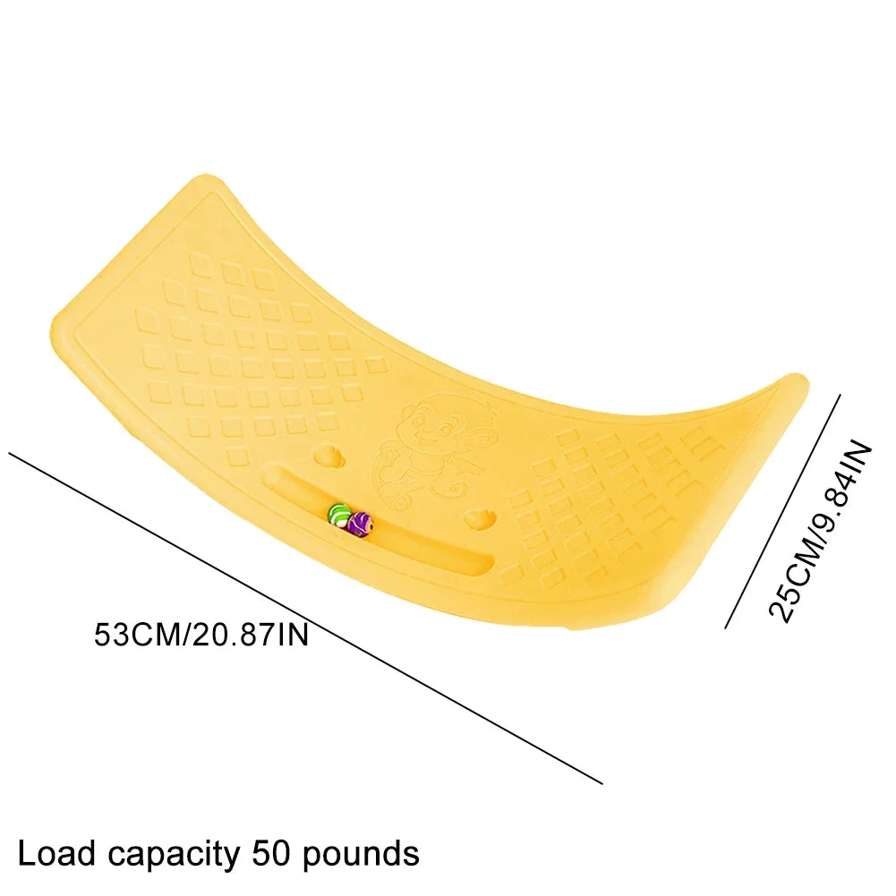 Children Twisting Balance Boards Seesaw Balancing Toy Balance Rocker Board Non Slip Curved Wave Board Stretching Boards For Kid