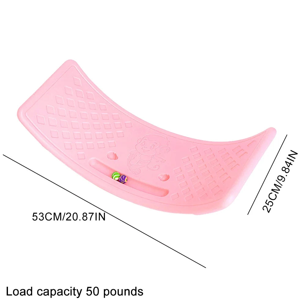 Children Twisting Balance Boards Seesaw Balancing Toy Balance Rocker Board Non Slip Curved Wave Board Stretching Boards For Kid