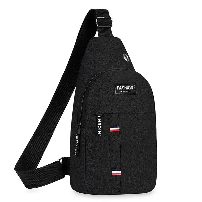 Fashionable and Trendy Lightweight Single Minimalist Shoulder Crossbody Bag for Men with Large Capacity for Leisure and Sports