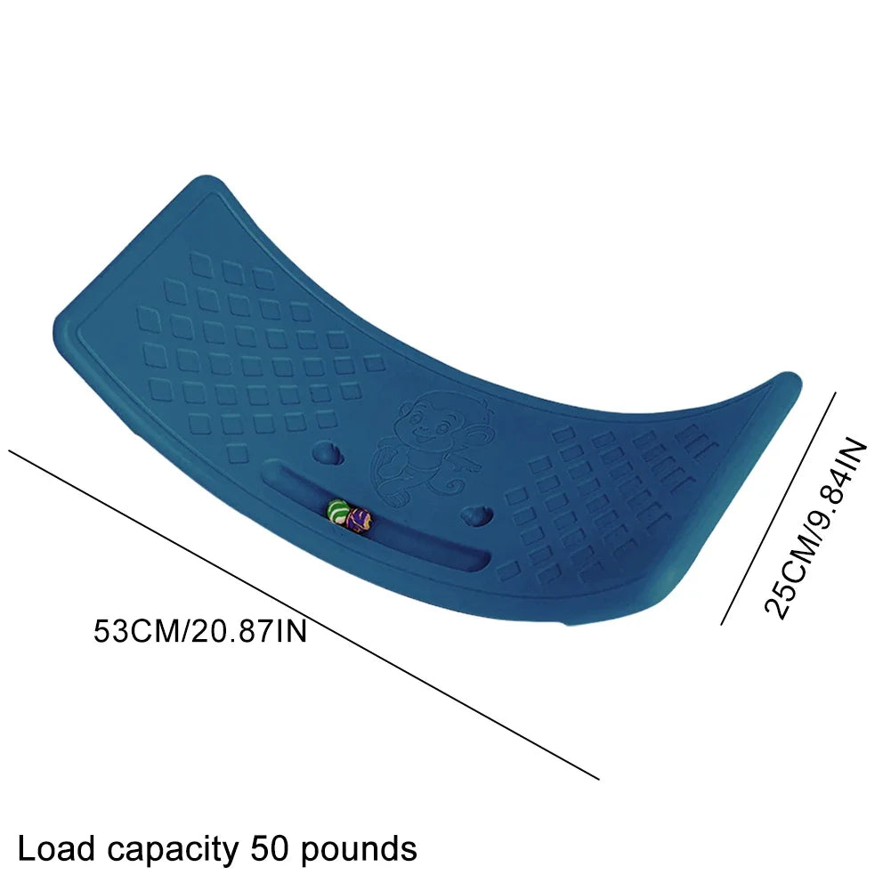 Children Twisting Balance Boards Seesaw Balancing Toy Balance Rocker Board Non Slip Curved Wave Board Stretching Boards For Kid